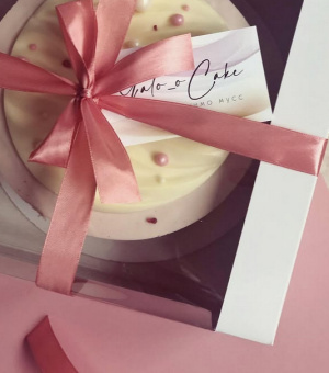 Торт муссовый, полосатый торт, цена за кг.