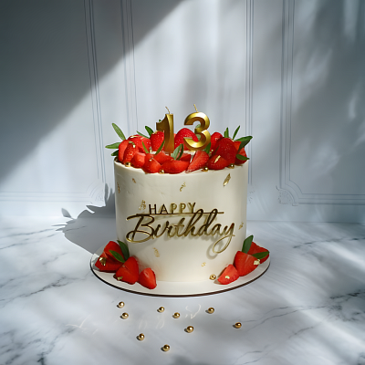 Торт "Клубничный рай" (цена за 1 кг)